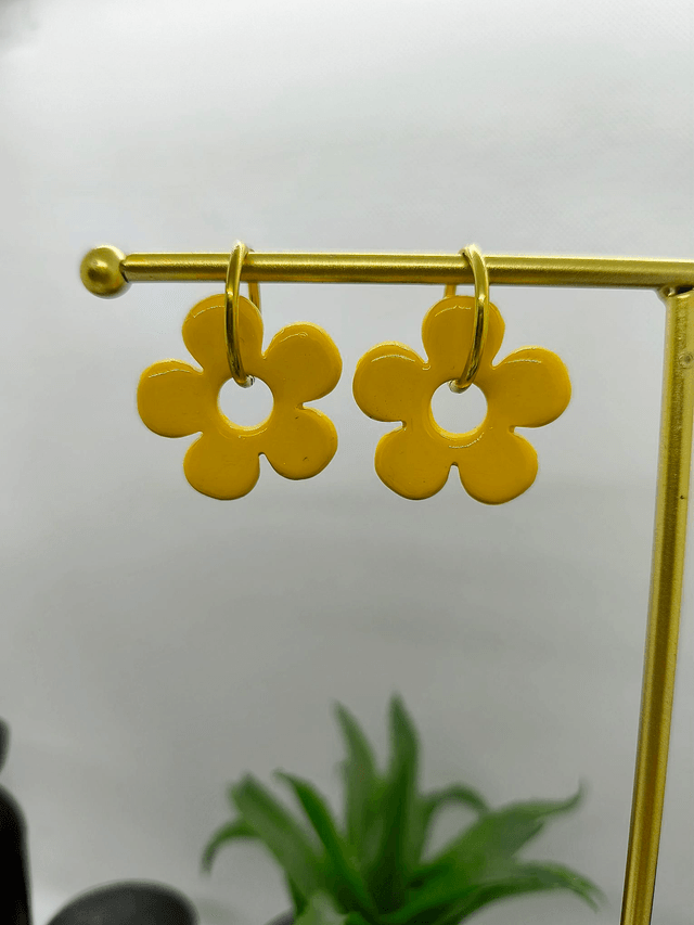 Pampilles interchangeables BORA jaune pastel