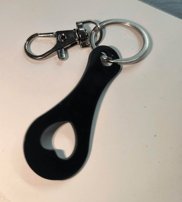 Jeton de caddie noir 