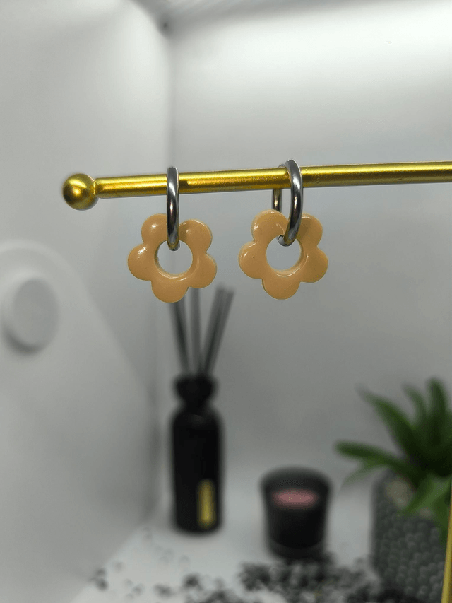 Pampilles interchangeables beige 