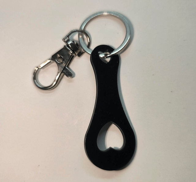 Jeton de caddie noir 