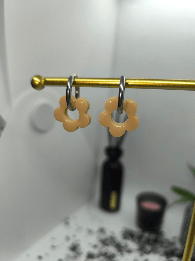 Pampilles interchangeables beige 