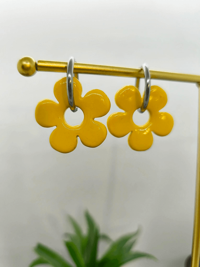 Pampilles interchangeables BORA jaune pastel